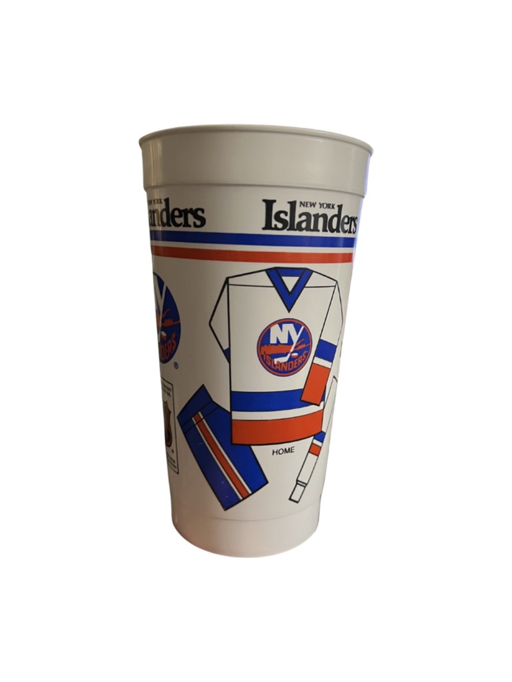 Vintage 1980’s NHL Teams Souvenir Beverage Cup New York Islanders